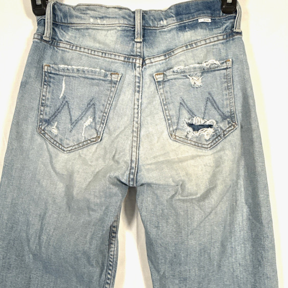 Mother Superior The Tomcat Jeans Size 25 Distressed Button Fly In The Confession - Picture 11 of 12